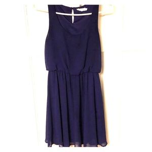 Royal Blue Chiffon Dress by Lush